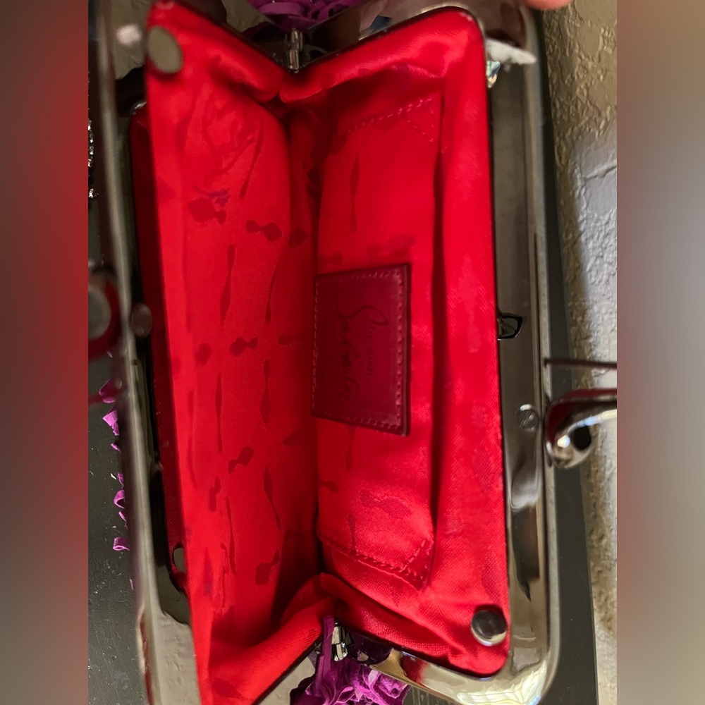 Christian Louboutin purple bag - Picture 4 of 4